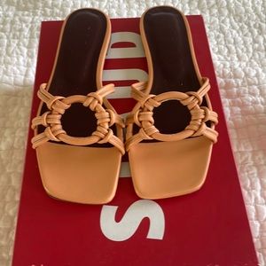 Staud Adeline leather sandals